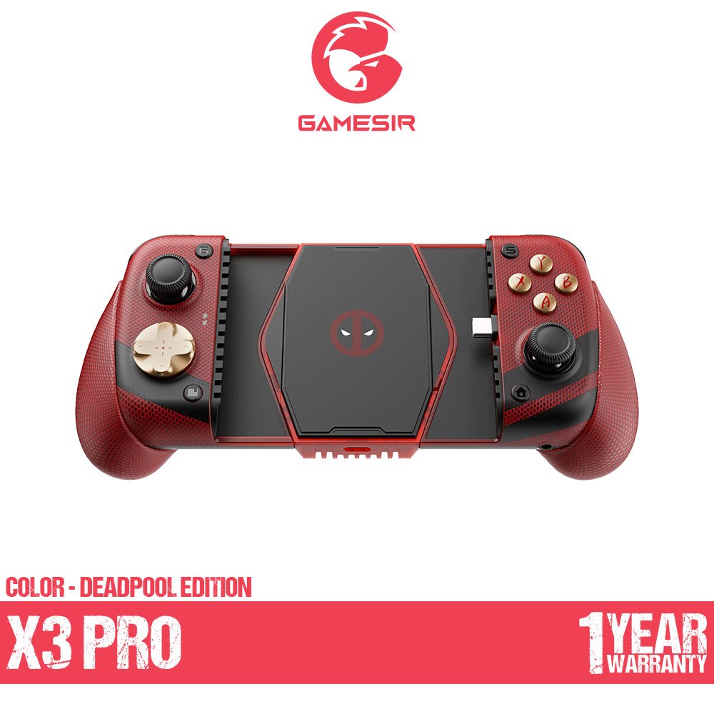 GameSir X3 Pro Deadpool Edition ลิขสิทธิ์แท้จาก Marvel เชื่อมต่อ Type-C ระบายความร้อน Peltier 12W