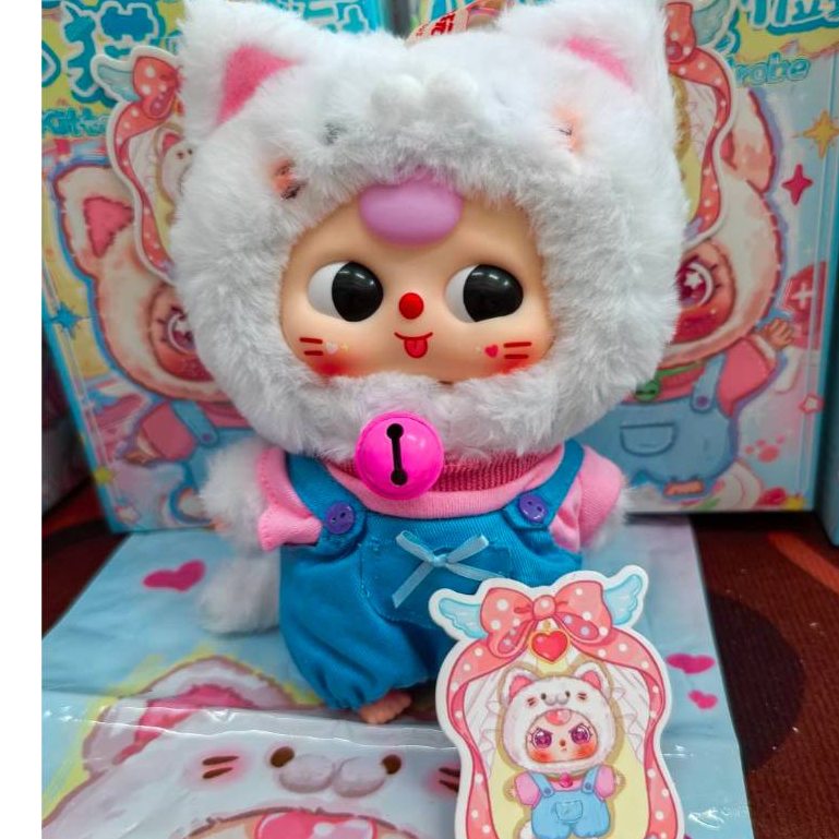 พวงกุญแจ🐱แมวตู้เสือผ้า🐱Baby three Kitten Wardrobe แบบระบุตัว
