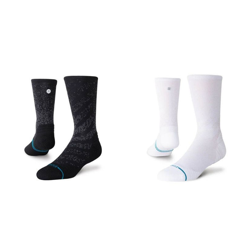 STANCE ถุงเท้าวิ่ง RUNNING SOCK รุ่น RUN LIGHT CREW ถุงเท้าวิ่งข้อยาว