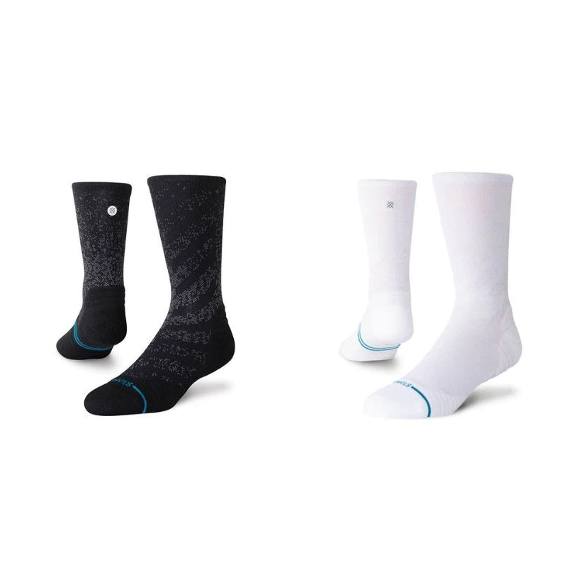 STANCE ถุงเท้าวิ่ง RUNNING SOCK รุ่น RUN LIGHT CREW ถุงเท้าวิ่งข้อยาว
