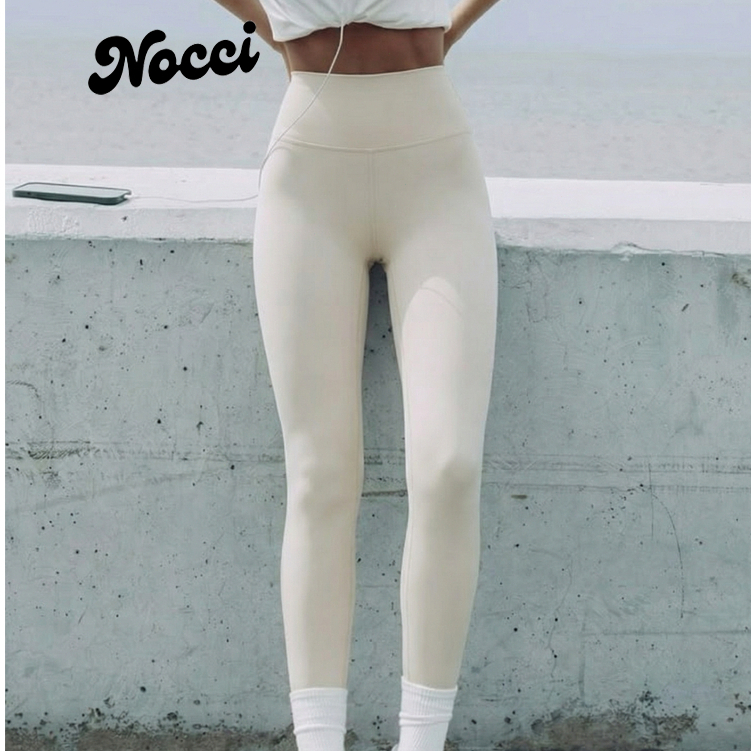Nocci กางเกงโยคะ ผู้หญิง เอวสูง ยืดหยุ่น แห้งเร็ว กระชับหน้าท้อง ยกสะโพก ไม่บาง ใส่ออกกำลังกาย ฟิตเนส