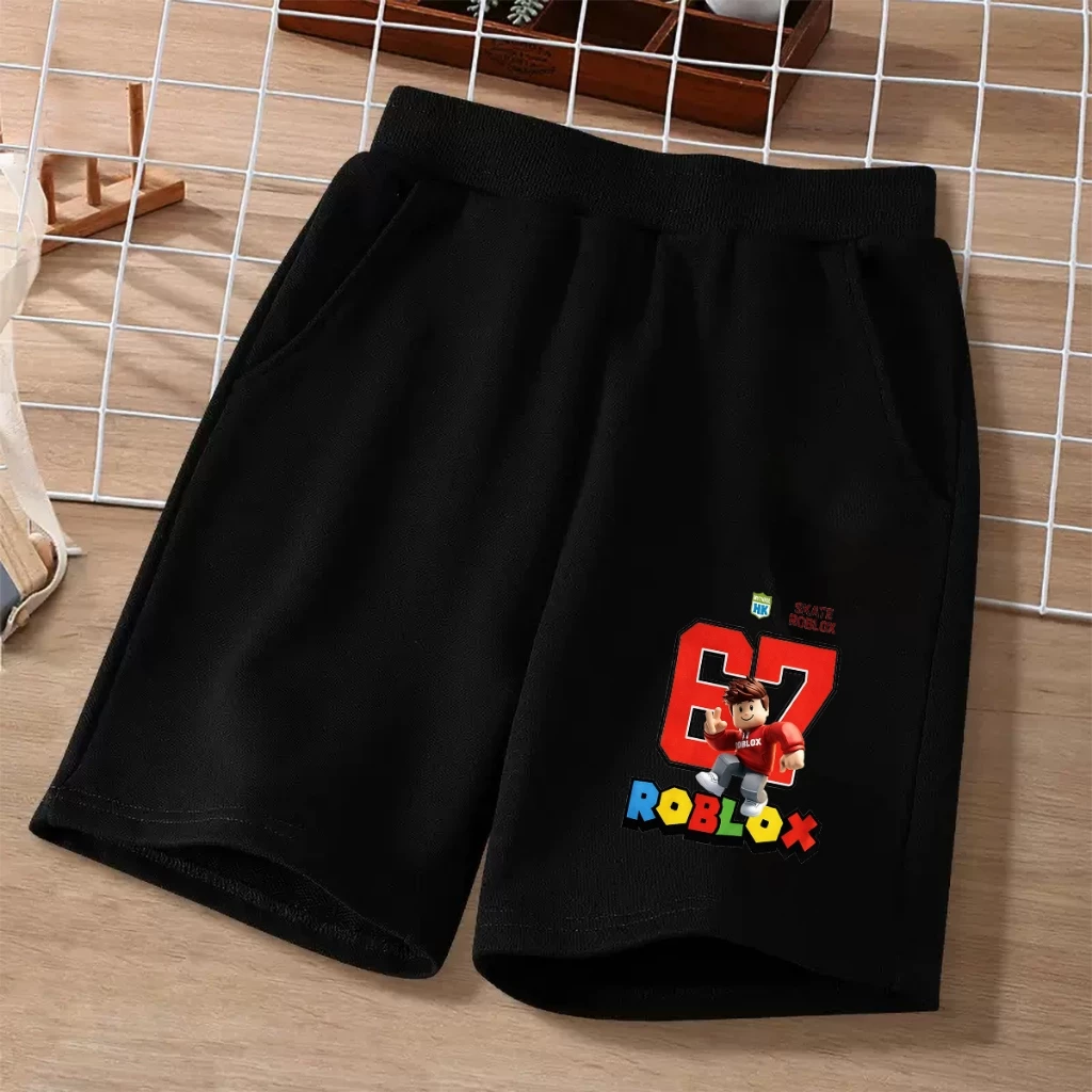 F1347พร้อมส่งด่วน 🔥 กางกางเด็กน่ารัก👖 กางเกงลายแฟชั่นเด็กผู้ชายและผู้หญิงกางเกงลำลอง มีให้เลือก 2 สีF1347B