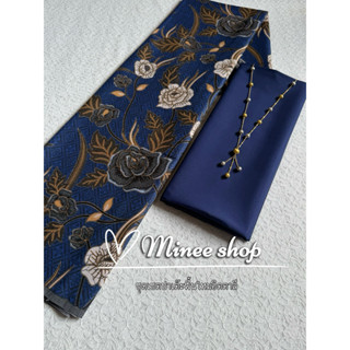 (รหัสA)ชุดเซ็ตเซ็ต (ลายใหม่ๆ) ลายปาเต๊ะอินโด ชุด 4หลา พร้อมผ…