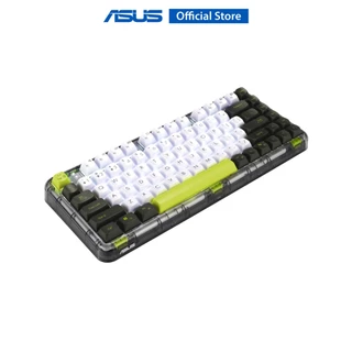 ASUS Jelly75 Keyboard KD201 คีย์บอร์ดไร้สาย ดีไซน์กะทัดรัด ลดเสียงและแรงสั่น (TH-EN)