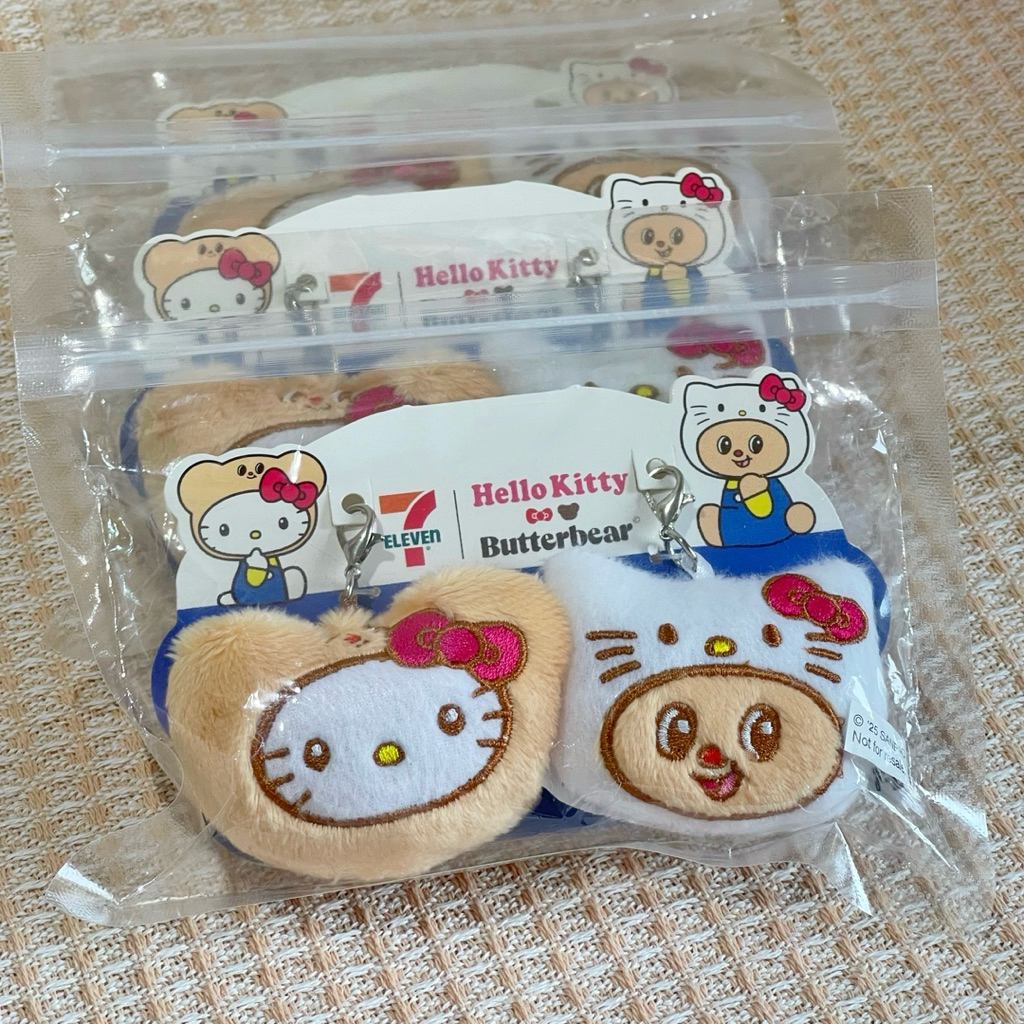 สินค้าพรีเมียม จากเซเว่น หมีเนย&คิตตี้ Hello Kitty & Butter Bear🍎🥞
