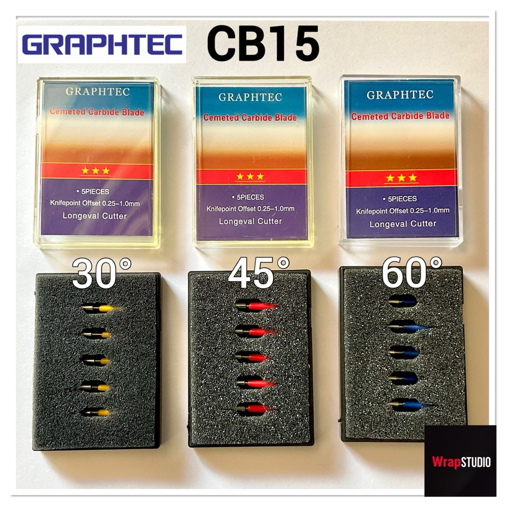 ใบมีด กราฟเทค Graphtec CB15 (ราคาต่อ 1 กล่อง)