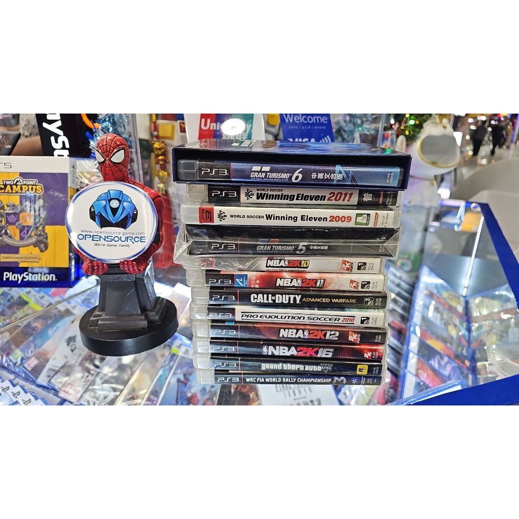 [พร้อมส่ง มือสอง สภาพนางฟ้า แผ่นเกมหายาก]Playstation: เกม PS3 เกมดัง Gran turismo 6, GT5, NBA2K, COD