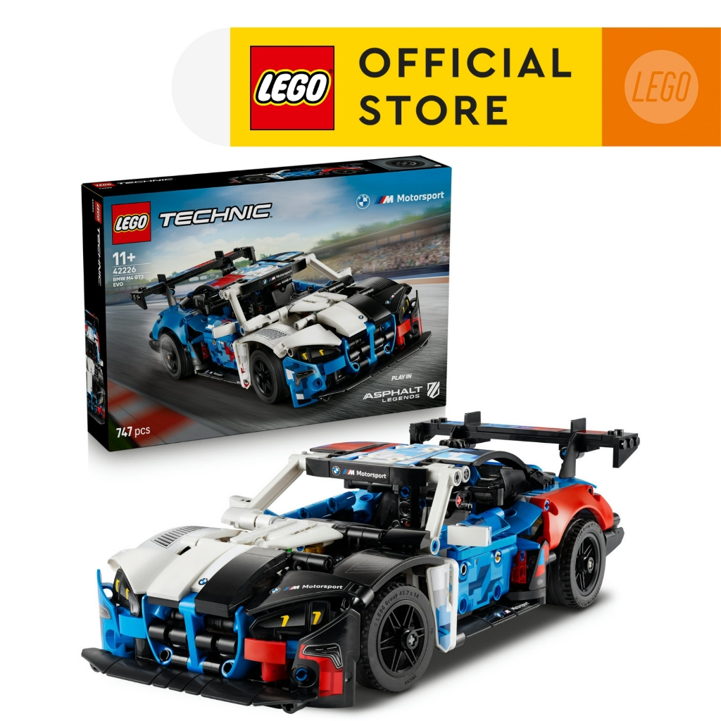LEGO Technic 42226 BMW M4 GT3 EVO Race Car (747 Pieces), Building Blocks, Kids Toy