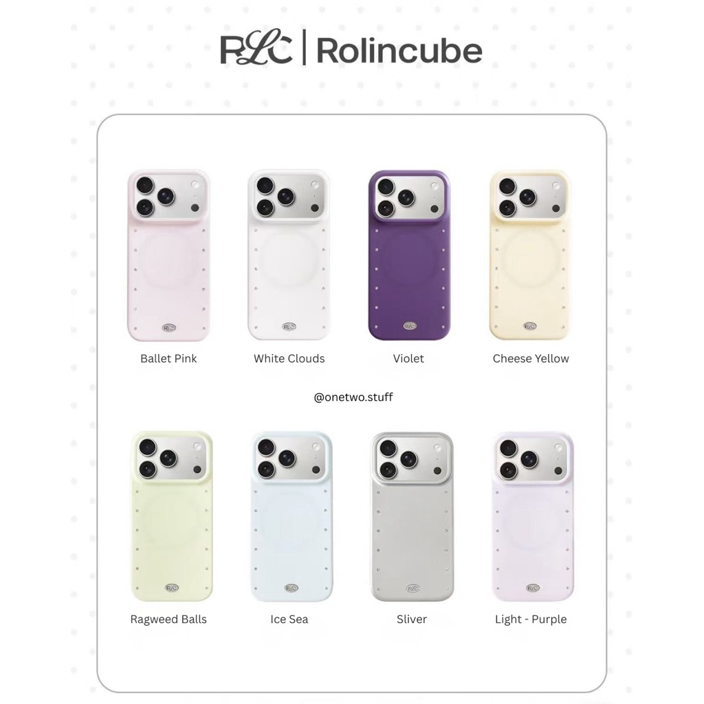 RORINCUBE Magnetic Case | Sweet Candy Series - Soft Color