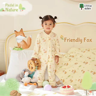 ใหม่! Little Eden - ชุดนอนหมีเด็กเล็ก อายุ 0-18 เดือน (Pastel in Nature Collection)
