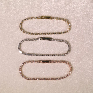 Socrush.bkk | CLARA TENNIS bracelet | SB-020 | กำไล สร้อยข้อมือ เพชร กำไลเพชร กำไลเทนนิส
