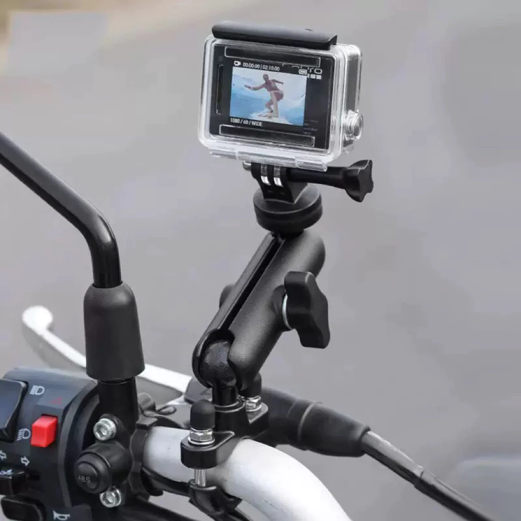 MOTOTIGER ที่จับกล้องติดมอไซค์ ที่จับมือถือ ที่จับกล้อง ที่ยึดกล้องอลูมิเนียม thumbnail 3