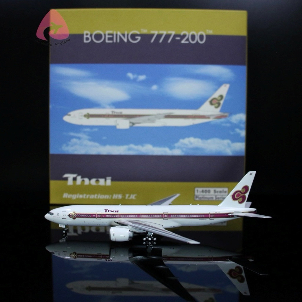 โมเดลเครื่องบิน Thai Airway B777-200 HS-TJC [PH11625] Phoenix Model 1:400 [พร้อมส่ง]