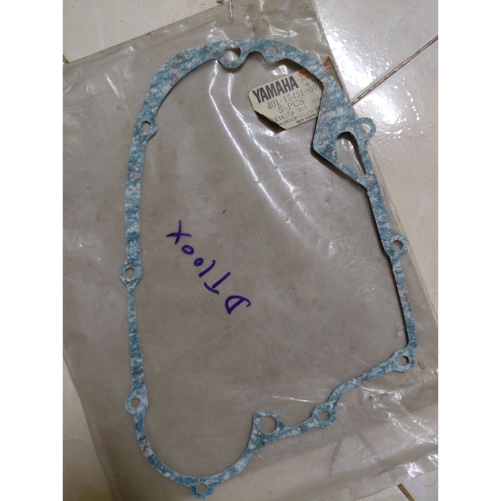 401-15451-00ประเก็นฝาครอบครัช ประเก็น ฝาครอบคลัชแท้ YAMAHA DT100A, DT100B ,DT100C