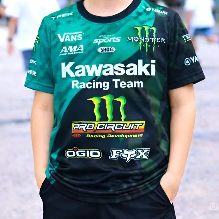 เสื้อเด็กแขนสั้น ผ้ากีฬา ไม่อับชื้น พิมพ์ลายทั้งชุด เนื้อผ้าไมโครไฟเบอร์ เสื้อตกปลา