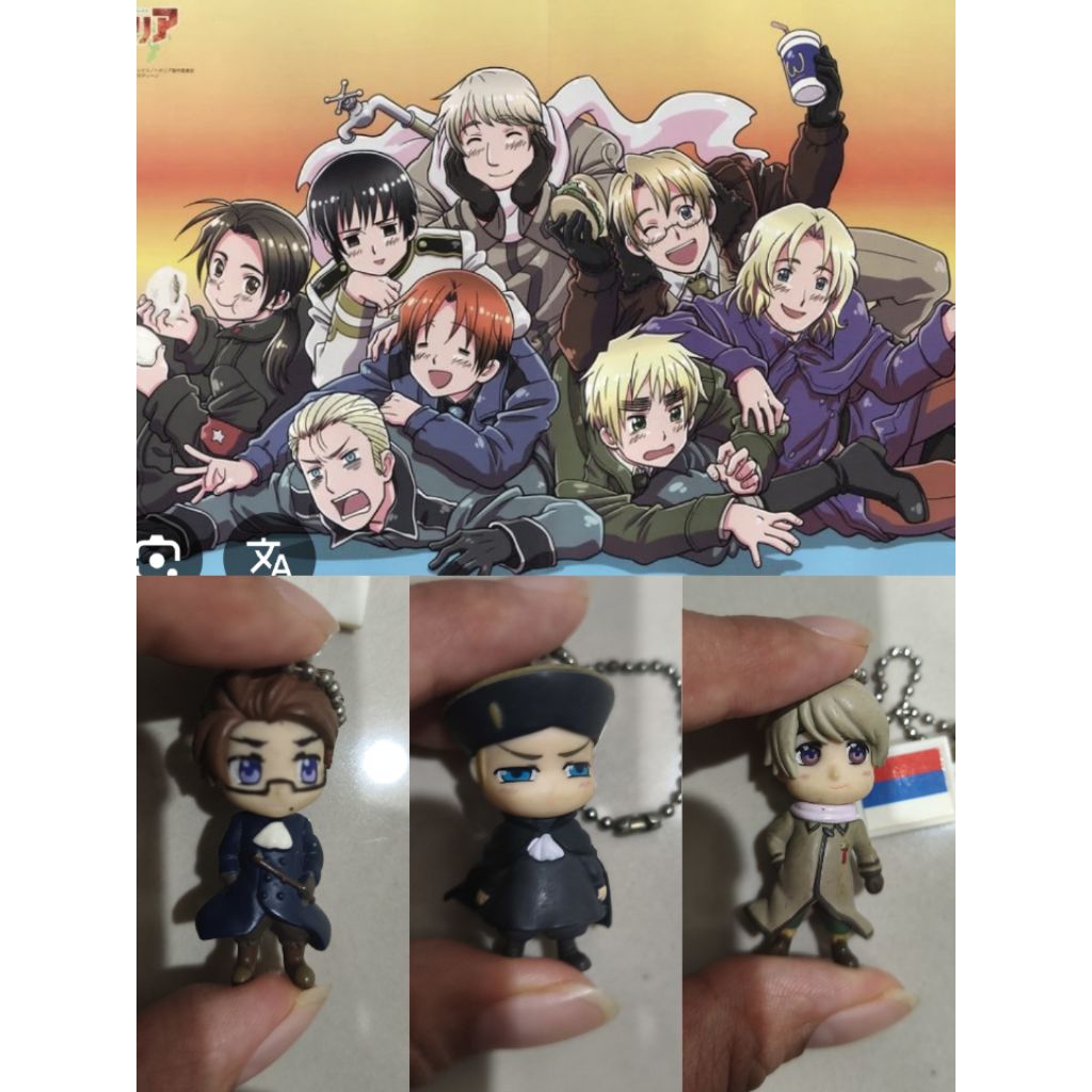 พวงกุญแจ จากเรื่อง Hetalia : Axis Powers พลังอักษะ เฮตาเลีย