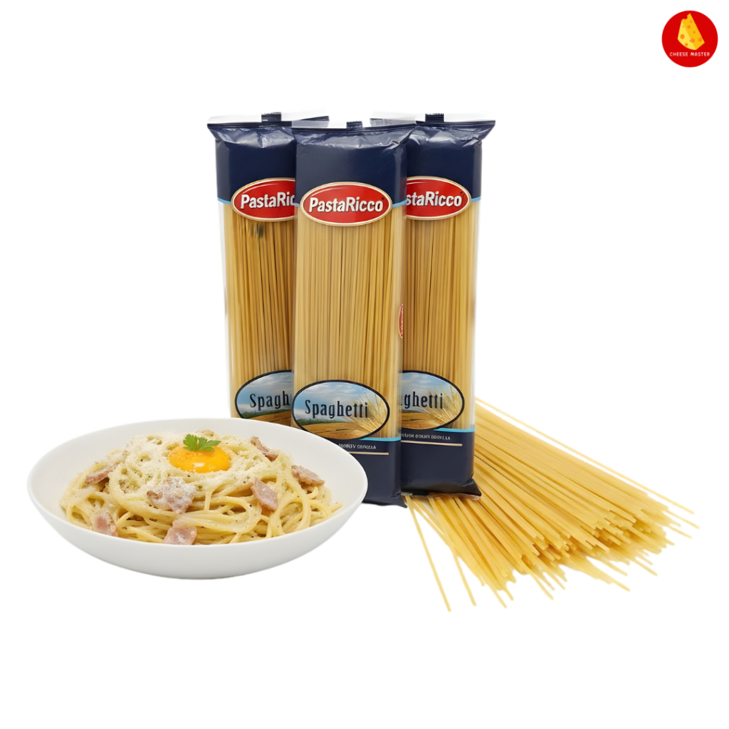 เส้นสปาเก็ตตี้ PastaRicco ขนาด 400 กรัม เส้นเหนียวนุ่ม หนึบ อุดมด้วยโปรตีน