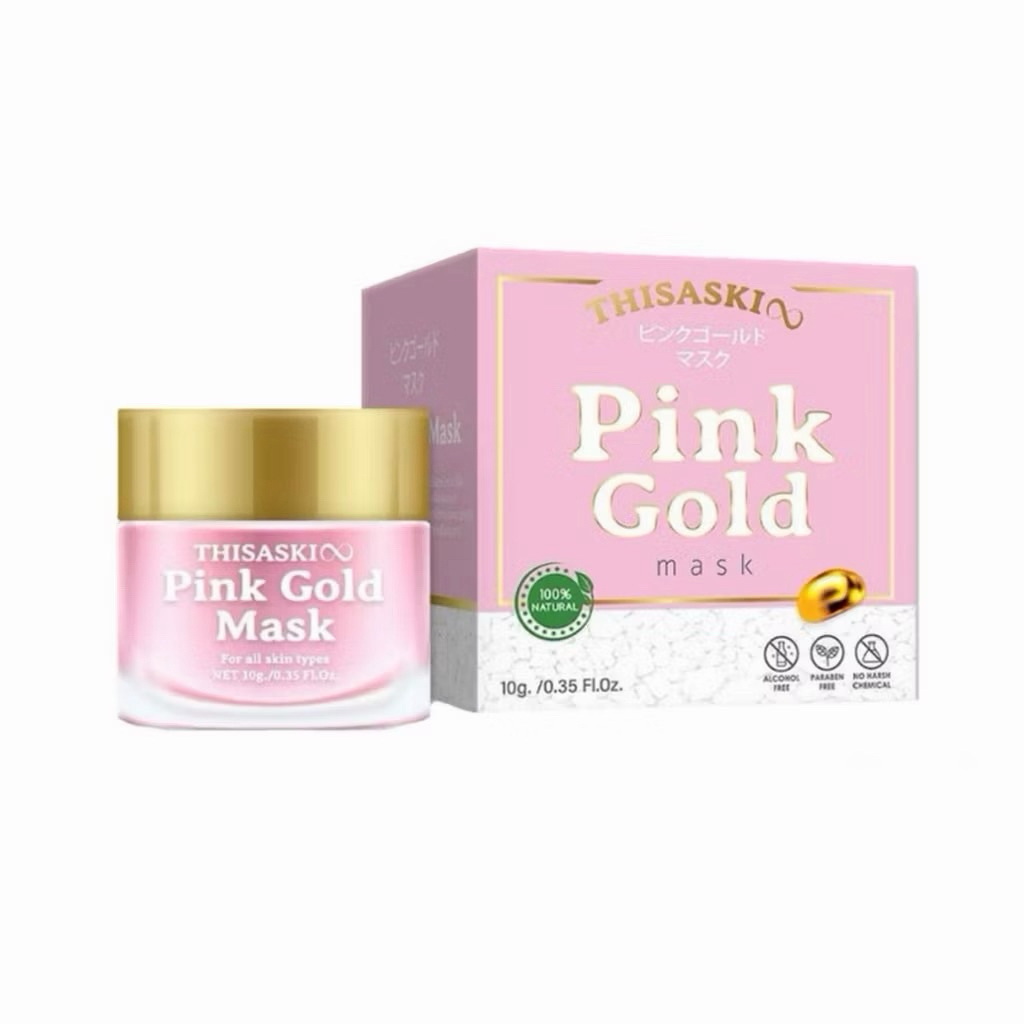 พิงค์โกลด์มาส์ก Thisaskin Pink Gold Mask มาส์กพิงค์โกลด์ 10g
