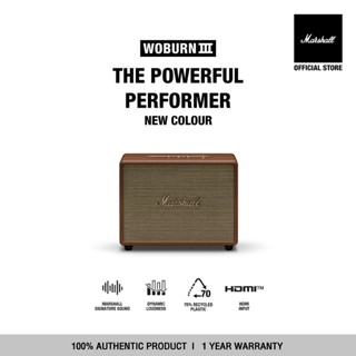 [NEW COLOUR] MARSHALL Woburn III Brown  - รับประกัน 1 ปี + ส…