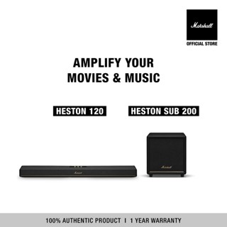 [NEW ARRIVAL l BUNDLE SET] MARSHALL Heston 120 Black + Hesto…