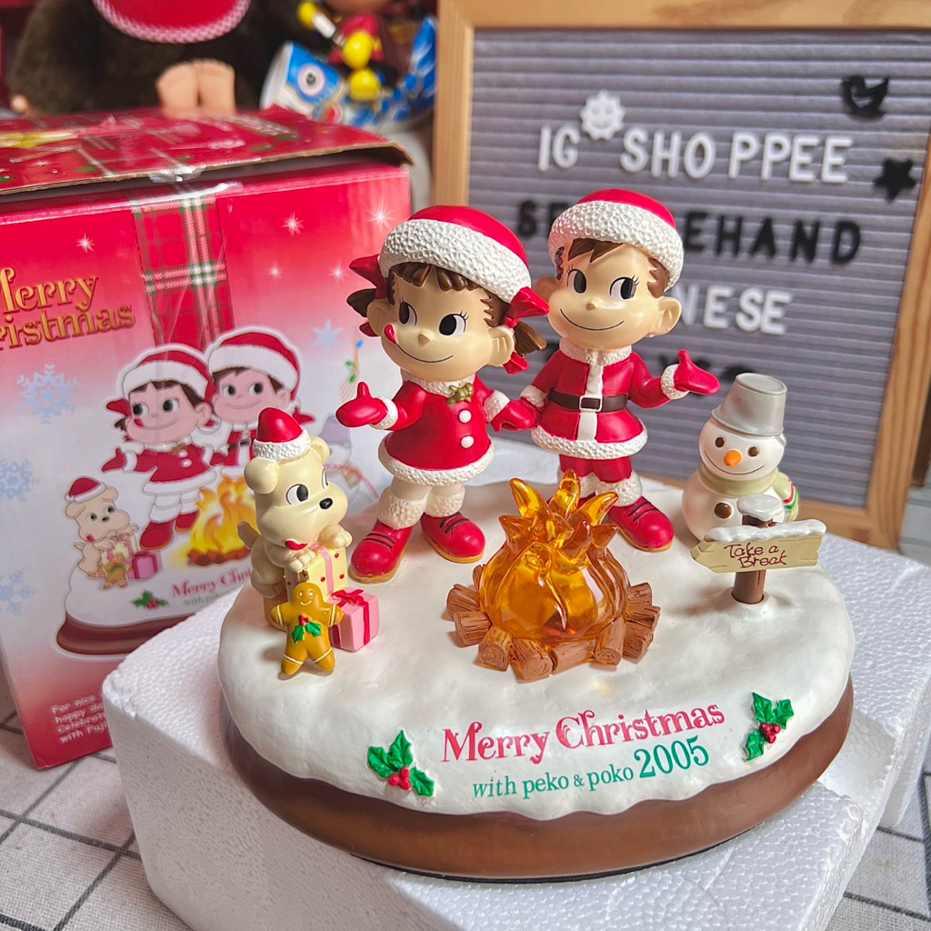 ตุ๊กตาเรซิ่น Peko & Poko Christmas 2005 🤶🎄