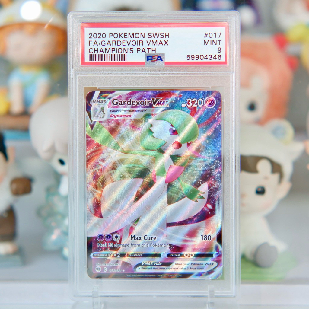 [พร้อมส่ง] PSA9(EN/RRR) FA/GARDEVOIR VMAX #017 2020 POKEMON SWORD & SHIELD CHAMPION'S PATH #PSA แท้ 
