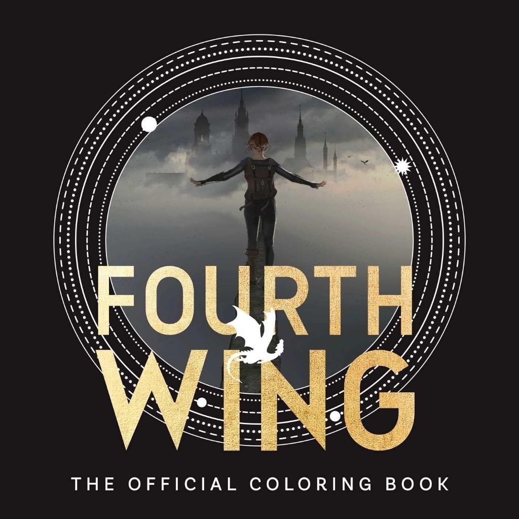 Fourth Wing: The Official Coloring Book