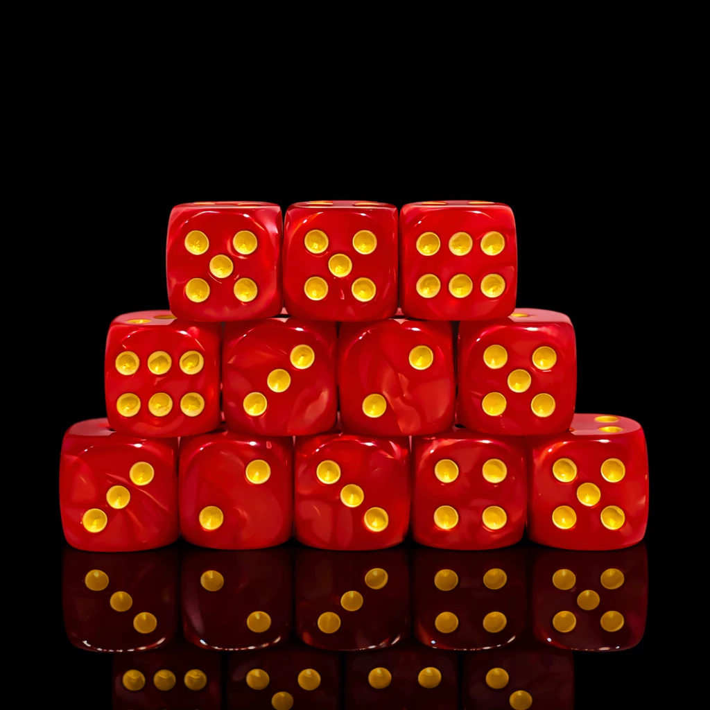 ลูกเต๋า D6 DOT 12 mm. 1ลูก(1die) | ลูกเต๋า Dice For DnD D&D MTG RPG TRPG เกมกระดาน บอร์ดเกม Game ไพ่ทาโรต์ Magic เมจิก thumbnail 8