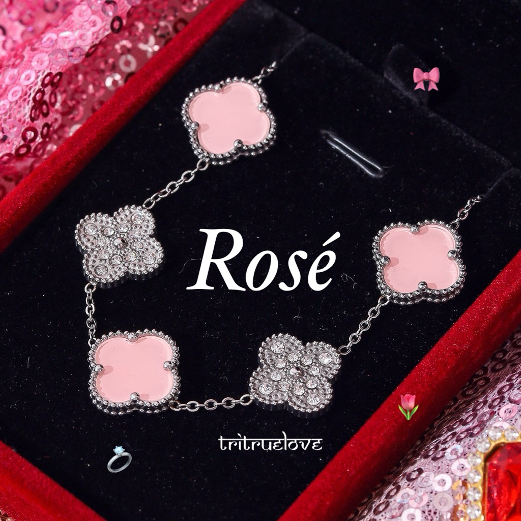 พร้อมส่ง💍 Rosé Diamond สร้อยข้อมือพระแม่ลักษมีและพระวิษณุนารายณ์ฤกษ์พิเศษ