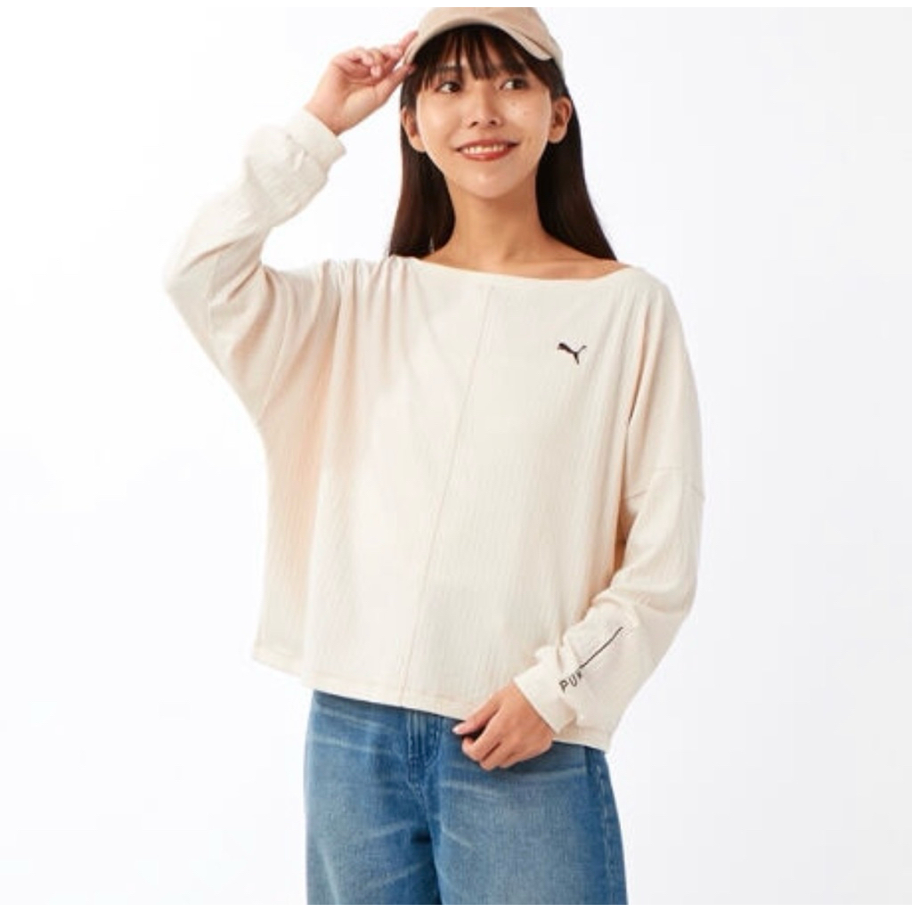 PUMA STUDIO UNWIND long-sleeved T-shirt มือสองของแท้💯