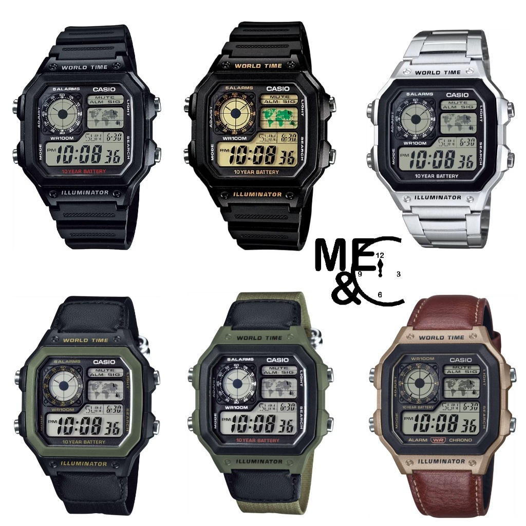 CASIO AE-1200WH SERIES ของแท้ ประกัน CMG