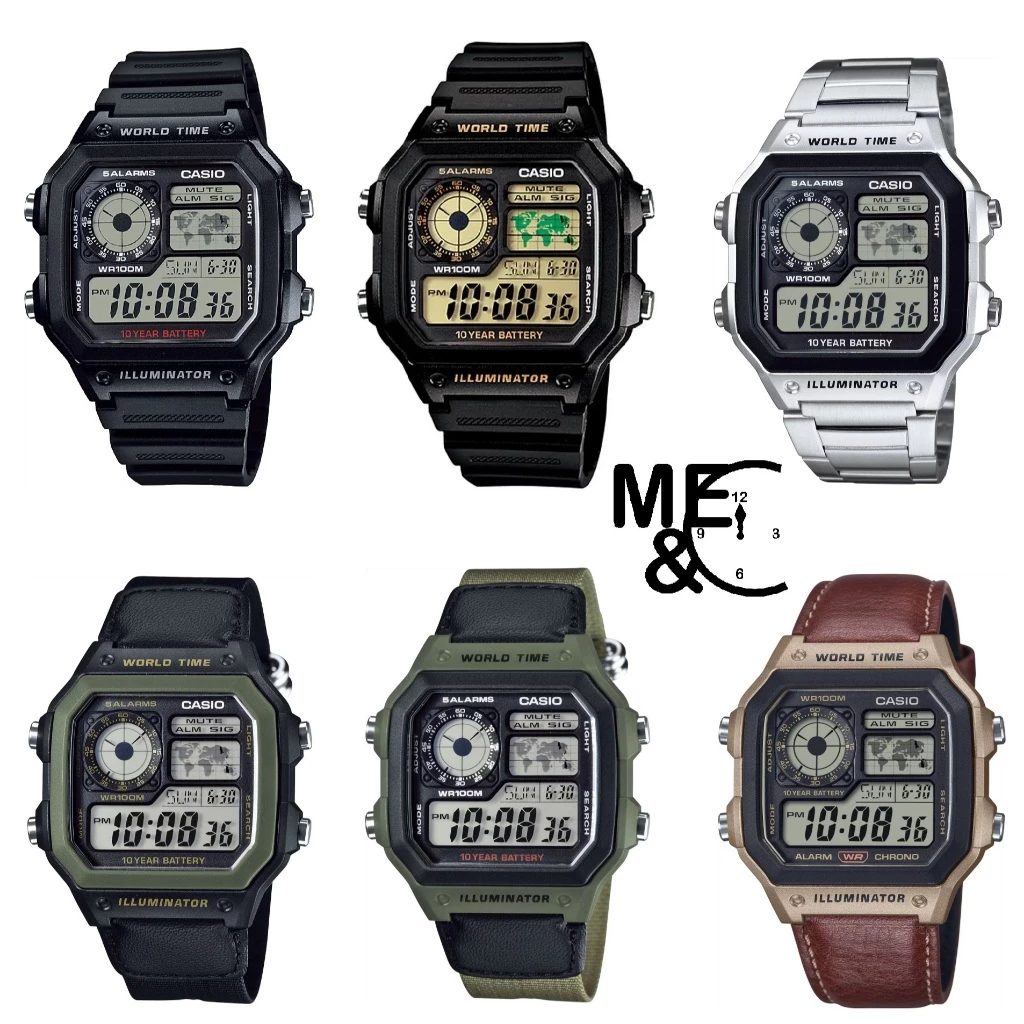 {[FLASH SALE]} CASIO AE-1200WH SERIES ของแท้ ประกัน CMG