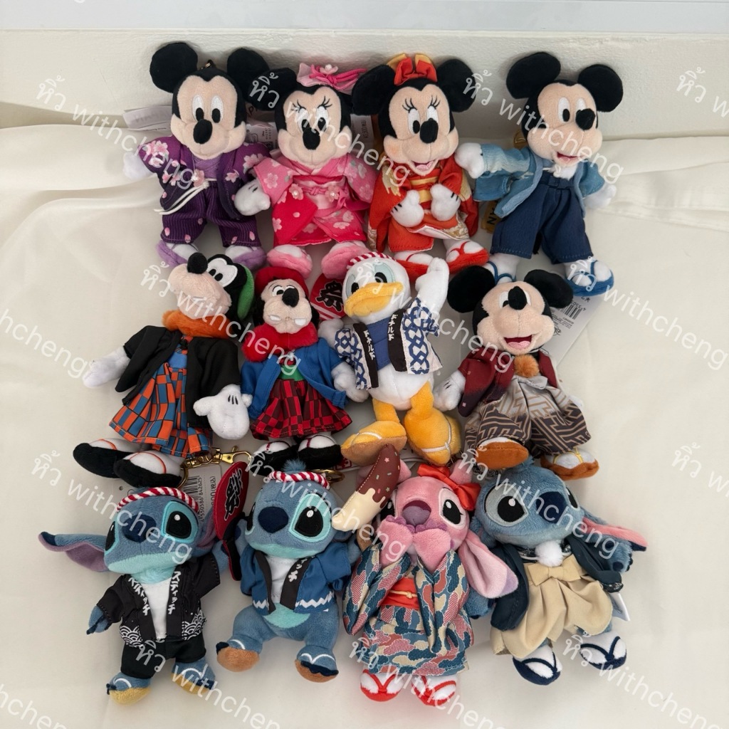 พร้อมส่ง 🎐🇯🇵 พวงกุญแจ Disney Japan ชุดยูกาตะ Yukata Collection 🇯🇵🎐