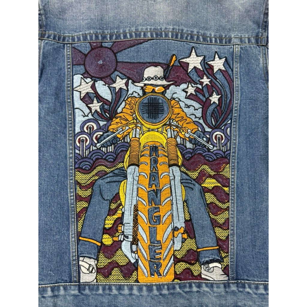!!NEW++(ของใหม่ มือหนึ่ง ป้ายห้อย)สินค้าพร้อมส่ง Wrangler Jacket Jeans  LUKE MCLEAN Pop Artist size 