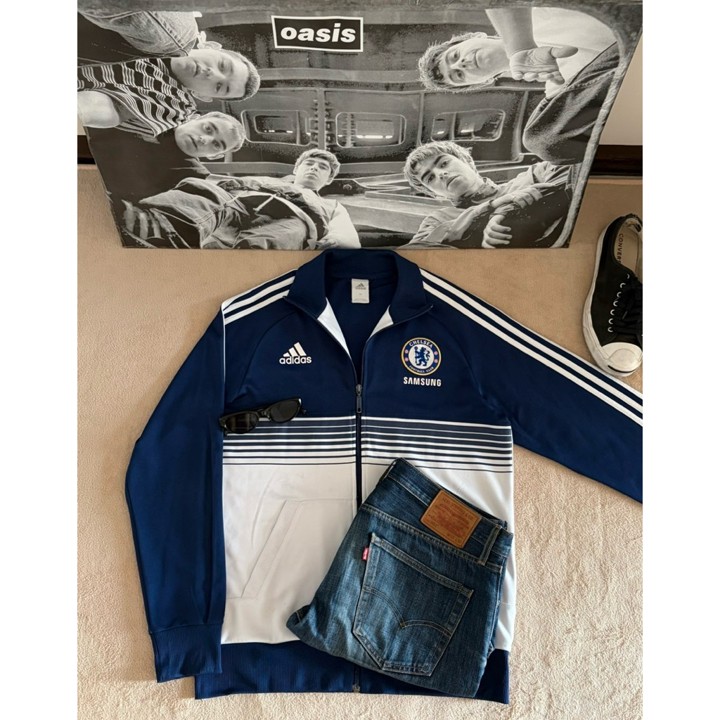 Track jacket adidas Chelsea ผลิตปี 2010 วินเทจของเเท้มือสอง