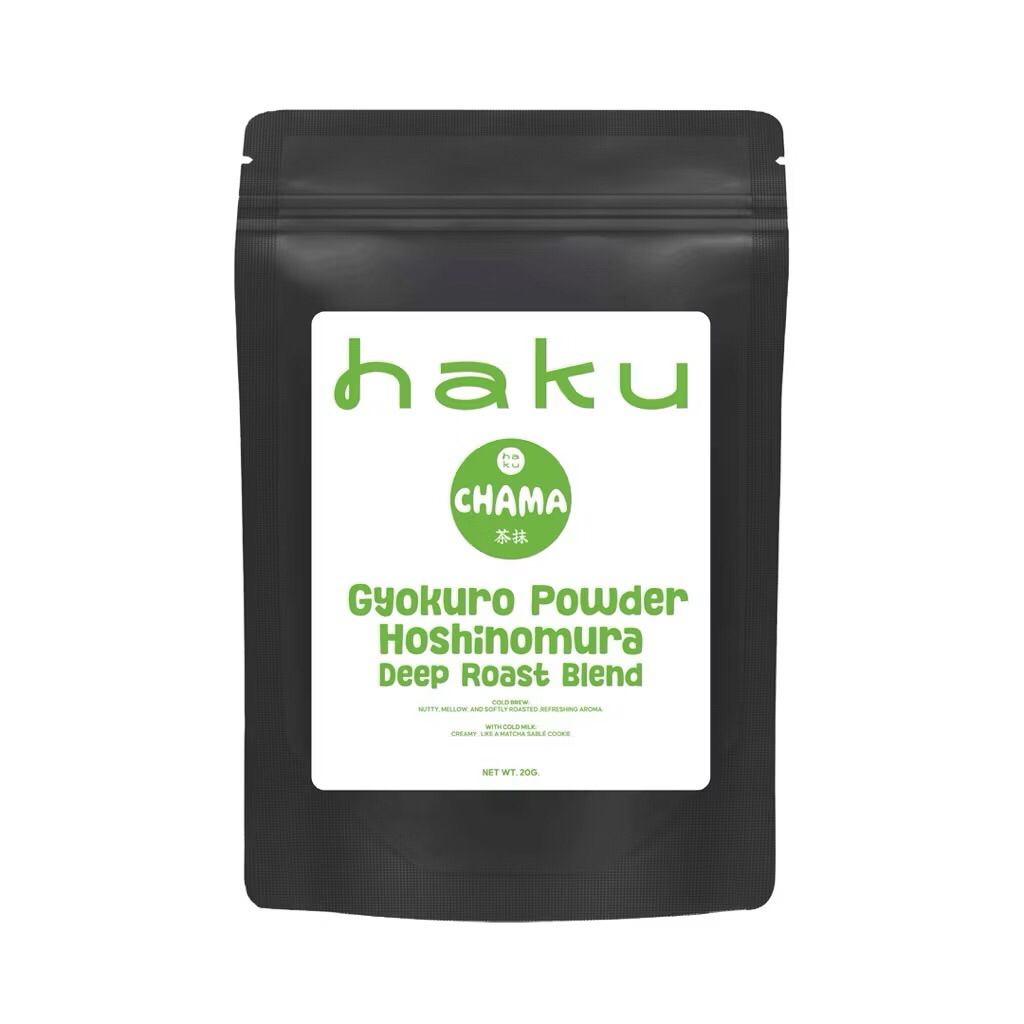 (พร้อมส่ง)Haku matcha - Ayane, Gyokuro Deep roast, Blend cold whisk 01, Yame Latte Spec.01,02
