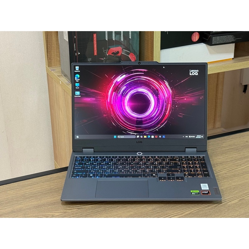 Lenovo LOQ 15AHP10-83JG0054TA AMD Ryzen 7 250 SSD512GB RAM16GB RTX 5050 (8GB GDDR7) เครื่องใหม่ตัวโช