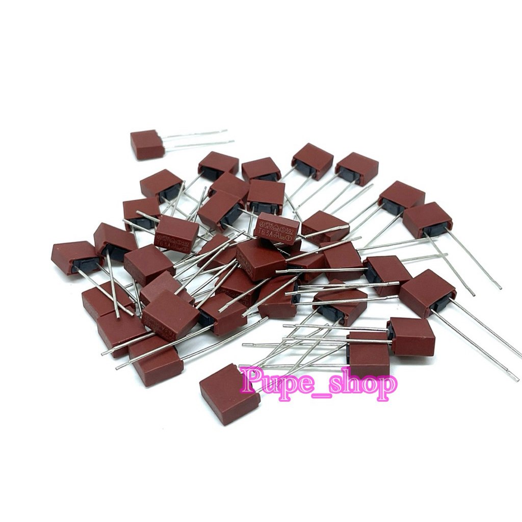(ราคาแพ็ค5ตัว) ฟิวส์ ไมโครฟิวส์ สี่เหลี่ยม  250V  250mA/500mA/1A/1.6A/2.5A/4A/5A/6.3A/8A/10A/15A  39