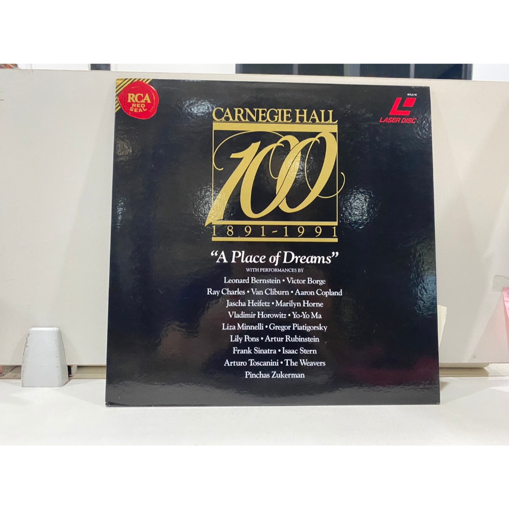 1LD แอลดี แผ่นเลเซอร์ดิสก์ CARNEGIE HALL 100 "A Place of Dreams  (J6D3)