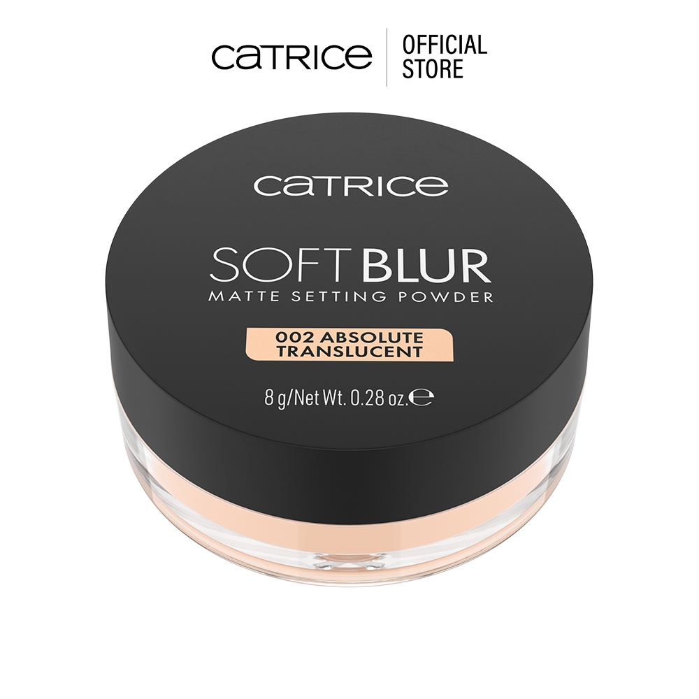 Catrice คาทริซ Soft Blur Matte Setting Powder 002 แป้งเซ็ตรองพื้น คุมมัน หน้าไบร์ท