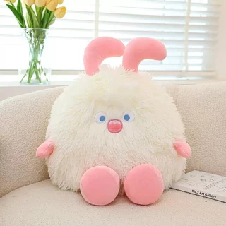 (DD shöp) ตุ๊กตามอนสเตอร์ก้อนขน Fluffy Monster นุ่มนิ่ม สำหรับตกแต่งห้อง