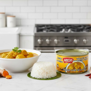 น้ำพริกแกงเหลือง กระป๋อง 114g ตราแม่ศรี