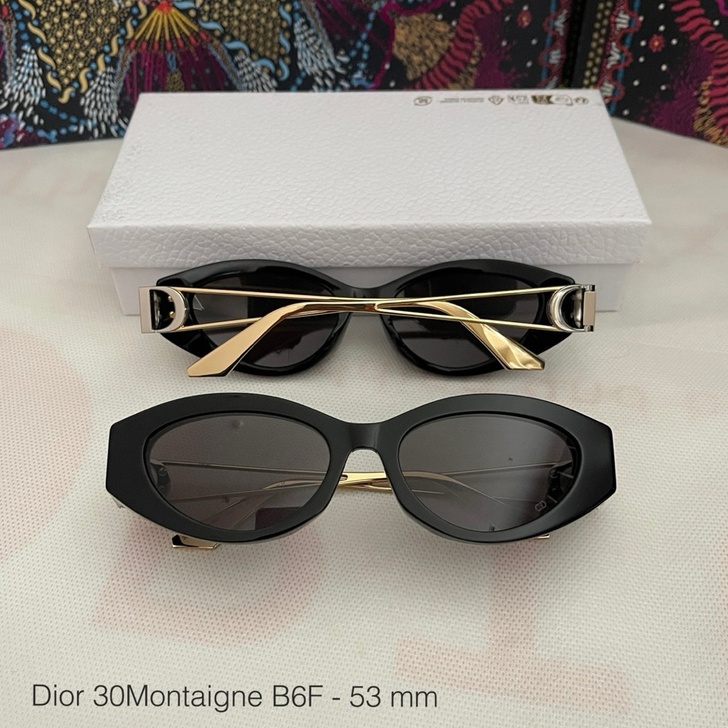 แว่นกันแดด Dior 30Montaigne B6F แว่นกันแดดของแท้100%