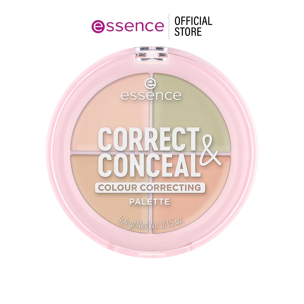(NEW) essence CORRECT & CONCEAL colour correcting palette 10 คอนซีลเลอร์ คอเรคเตอร์ ปกปิดรอยดำ