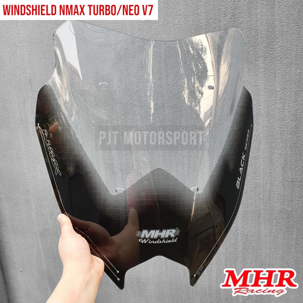 ชิวหน้า ทรงสั้น พิมพ์ลาย MHR Nmax 2025 ชิวหน้าแต่ง Nmax Turbo