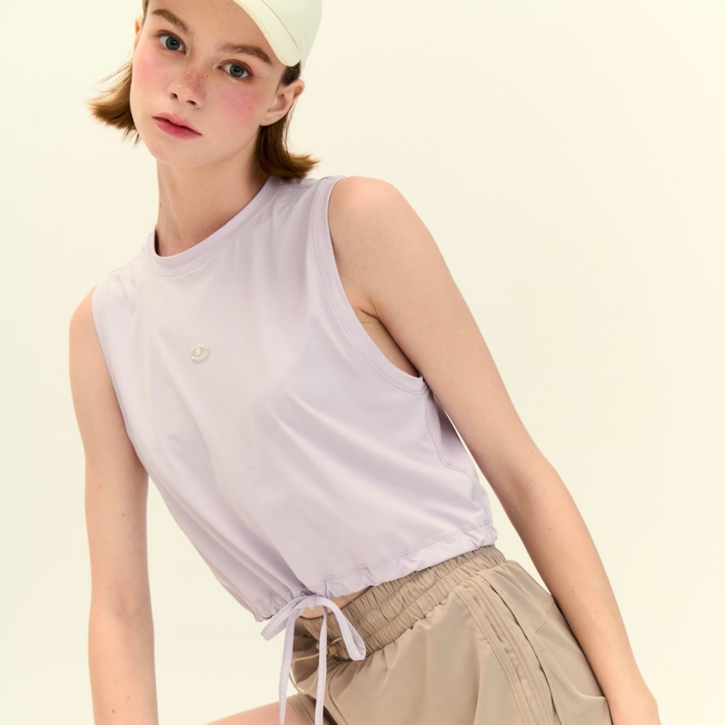 Healthyattitude.bkk - Muse Crop Tank เสื้อแขนกุด รูดชายได้