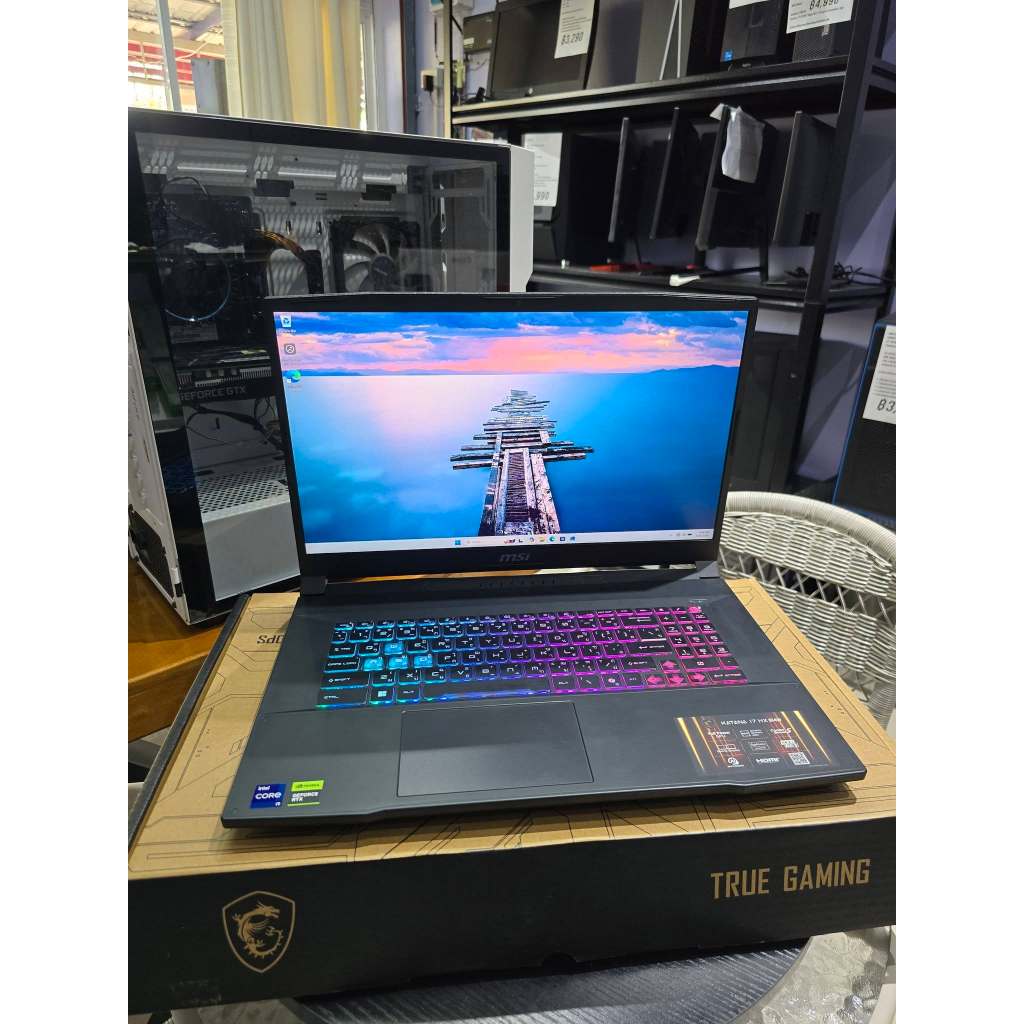โน๊ตบุ๊คมือสองแรงๆ MSI Katana 17 HX B14WFK-099TH I9-14900HX/16GB DDR5 5600MHz/M.2 1TB/RTX5060 8GB จอ