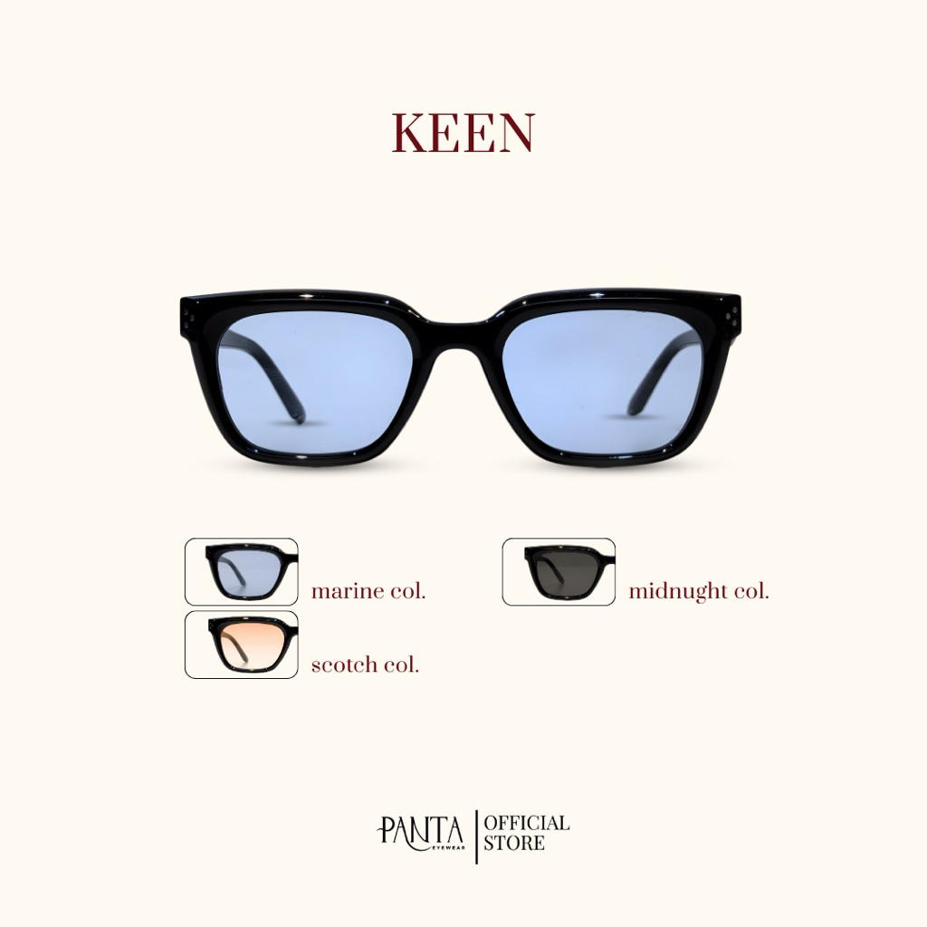 PANTA | KN : KEEN (คีน) แว่นกันแดด UV400 ทรงเหลี่ยม