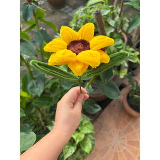 [พร้อมส่ง]ดอกไม้ลวดกำมะหยี่ 🌻 ทานตะวัน เดซี่ ลิลลี่ เยอบีร่า ทิวลิป ห่อซองพลาสติก ผูกริบบิ้น