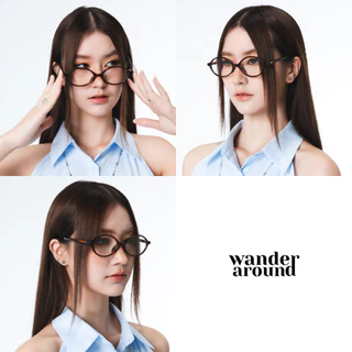 WANDER AROUND GLASSES FRAME - FLIP (Leopard) แว่นตา